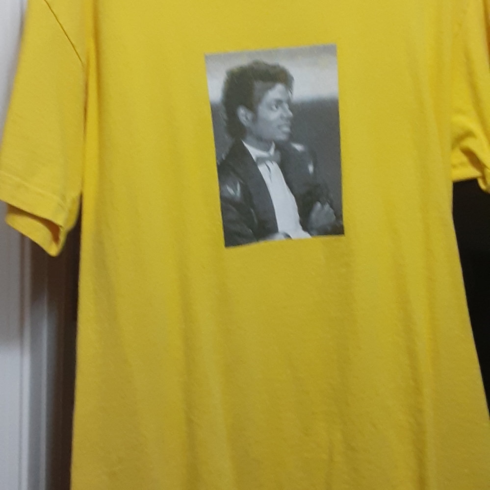 Michael Jackson photo shirt from supreme